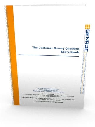 The Customer Survey Question Sourcebook — cover