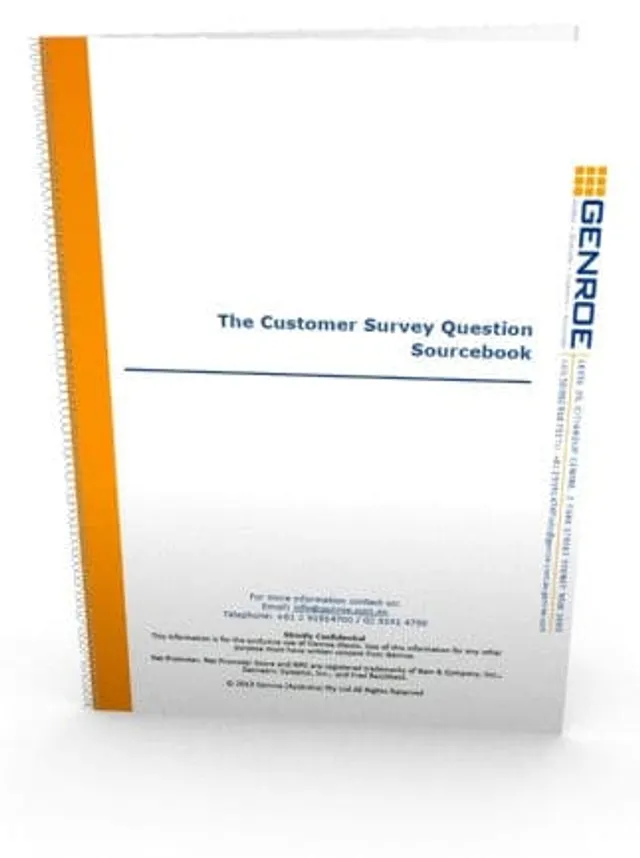 The Customer Survey Question Sourcebook