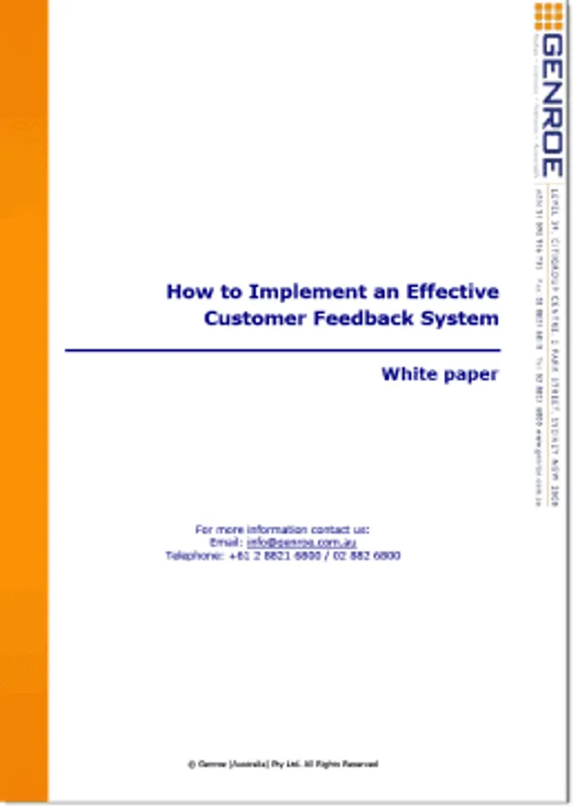 How to Implement an Effective Customer Feedback System