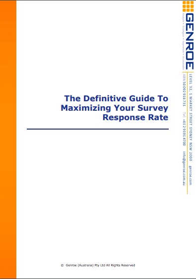Maximise Your Survey Response Rate — cover