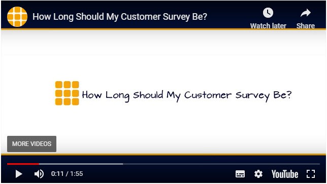 How Long Should My Customer Survey Be? [Video]