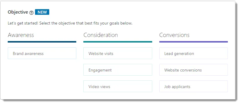 LinkedIn Campaign Types