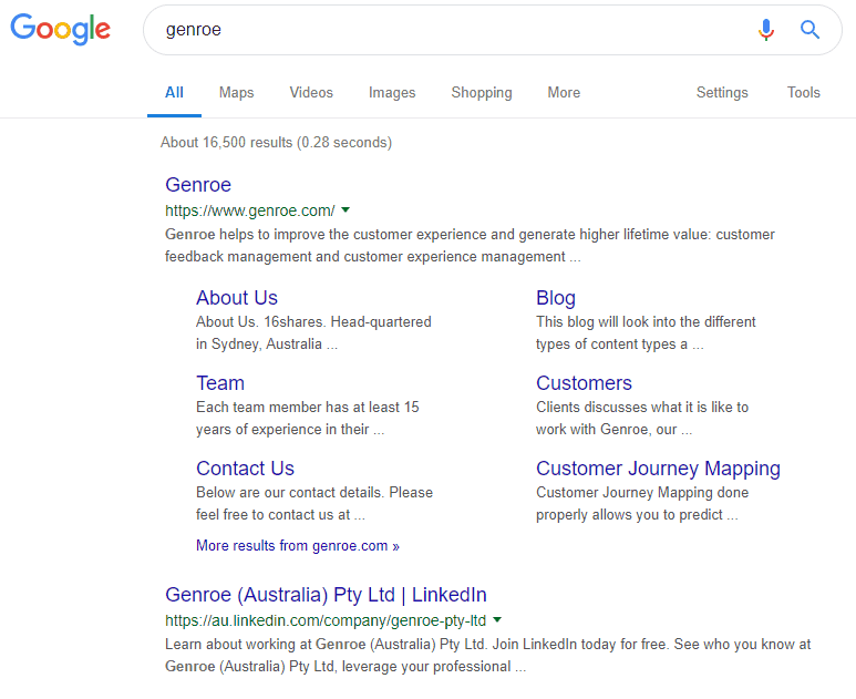 SEO benchmark chart